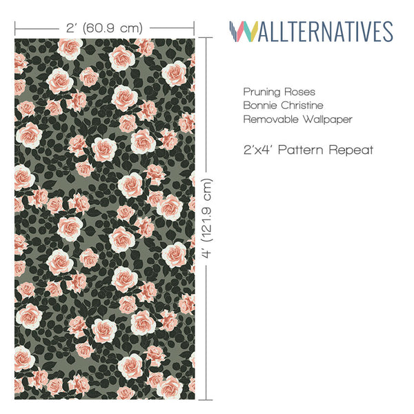 Modern Flower Wall Stencils for Painting - Designer Bonnie Christine