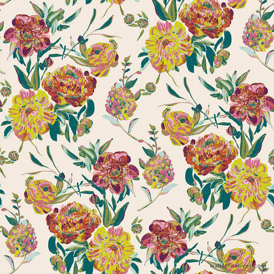 Budquette Bari J. Removable Wallpaper Has A Garden Flower Pattern 