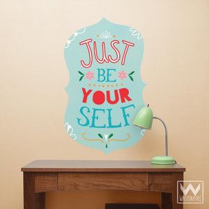 Be Yourself Quote Saying for Dorm Decor - Wall Decals from Wallternatives