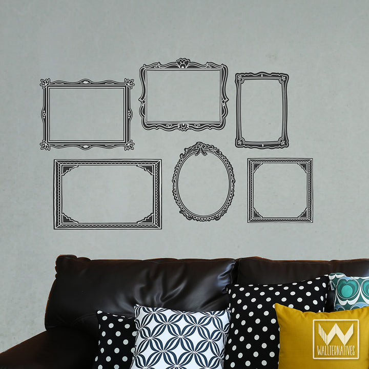 Vintage Photo Frame Wall Decal A Graphic Sticker For Dorm or Bedroom