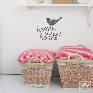 Wall Quotes and Bird Vinyl Wall Decals for Decorating Nursery Walls - Wallternatives