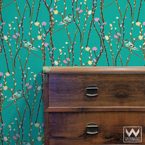 Pussywillow Bari J. Removable Wallpaper