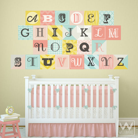 Large Wall Letters, Wall Letters for Nursery Wall, Letter Stickers