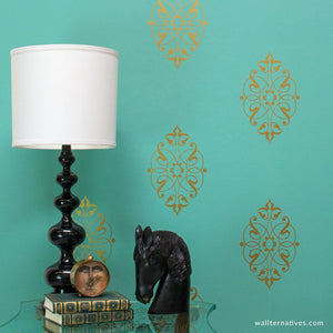 Chic and Elegant Motifs Vinyl Wall Decals - Traditional Interior Design and Wall Decor - Wallternatives