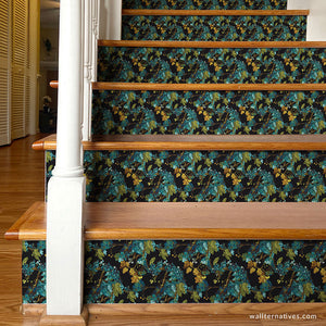 Bari J Design Art Stair Wallpaper Design Stair Pattern Stairs Decals - Wallternatives wallternatives.com