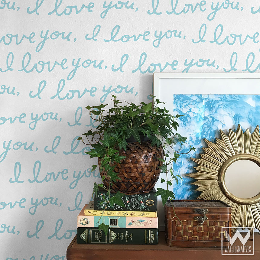 Art Nouveau Feather Damask Removable Wallpaper Peel and Stick Decor