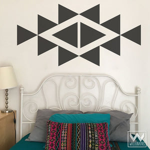 Large Triangle Shapes Wall Decals for Cute Trendy Wall Decor - Modern and Geometric Dorm Decor