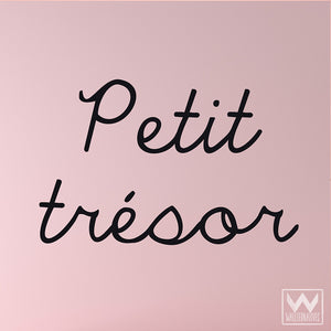 French Quotes and Phrases Vinyl Wall Decals for Nursery - Wallternatives