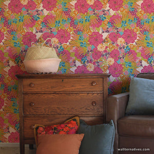 Large Floral Wallpaper Designs and Bari J Wall Mural Patterns for Decorating - Wallternatives