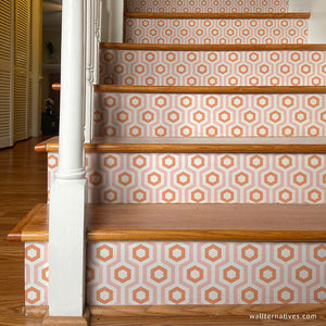 Modern Stair Design Decals DIY Decor - Wallternatives wallternatives.com