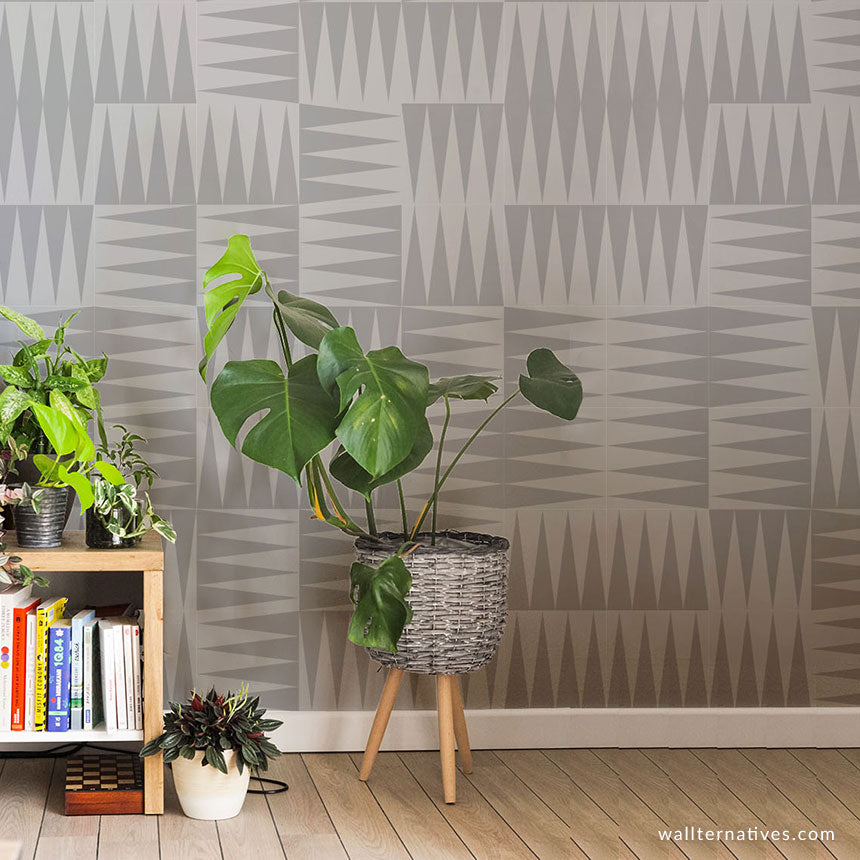 Modern Removable Wallpaper, Bohemian Wallpapers, Boho Wall Art Decor ...