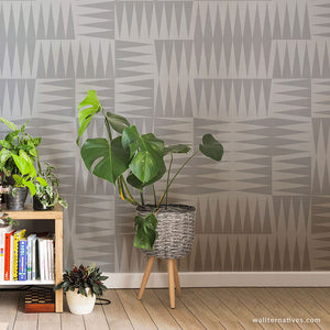 Rotating Triangles Removable Wallpaper