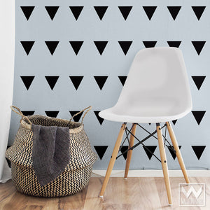 Large Triangle Shapes Peel and Stick Wall Stickers - Wallternatives Decals